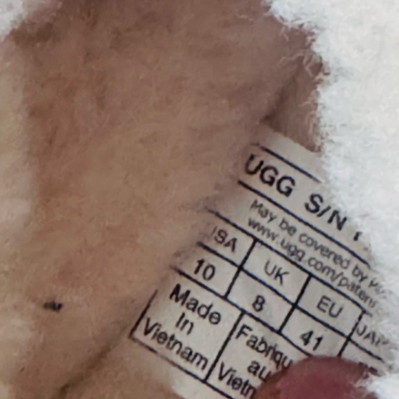 UGG Tazz Fuzzy Platform size 10 - Picture 4 of 4